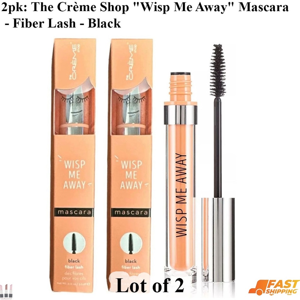 The Crème Shop Black Fiber Lash Mascara - 2 Pack
